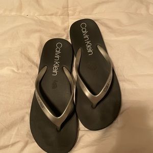 Calvin klein thong flip flop